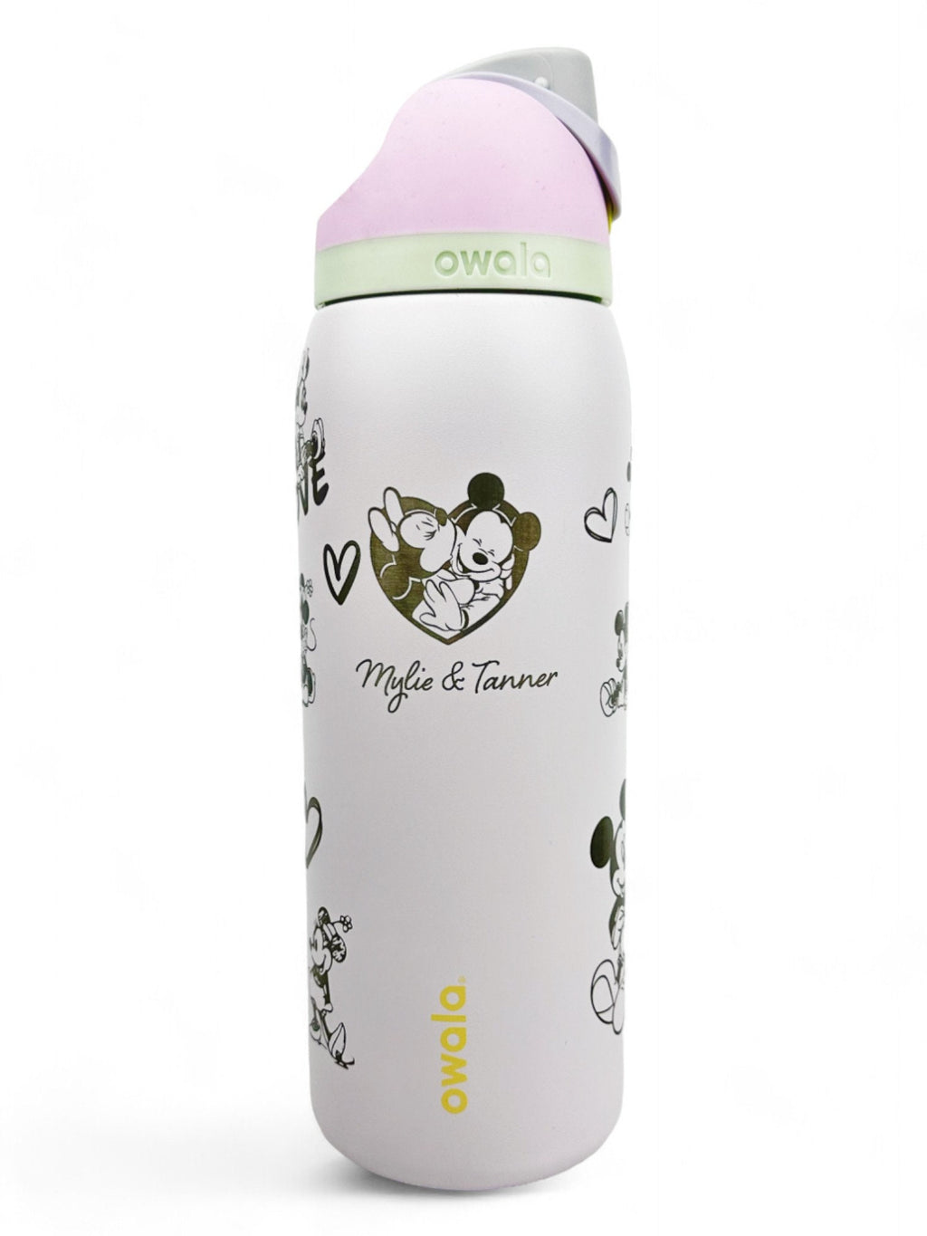 Mickey and Minnie Owala Engravings Disney Custom Engraved Water Bottle Love Disney Gift Idea For Mickey Lovers