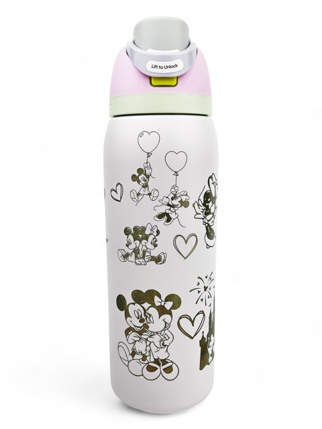 Mickey and Minnie Owala Engravings Disney Custom Engraved Water Bottle Love Disney Gift Idea For Mickey Lovers