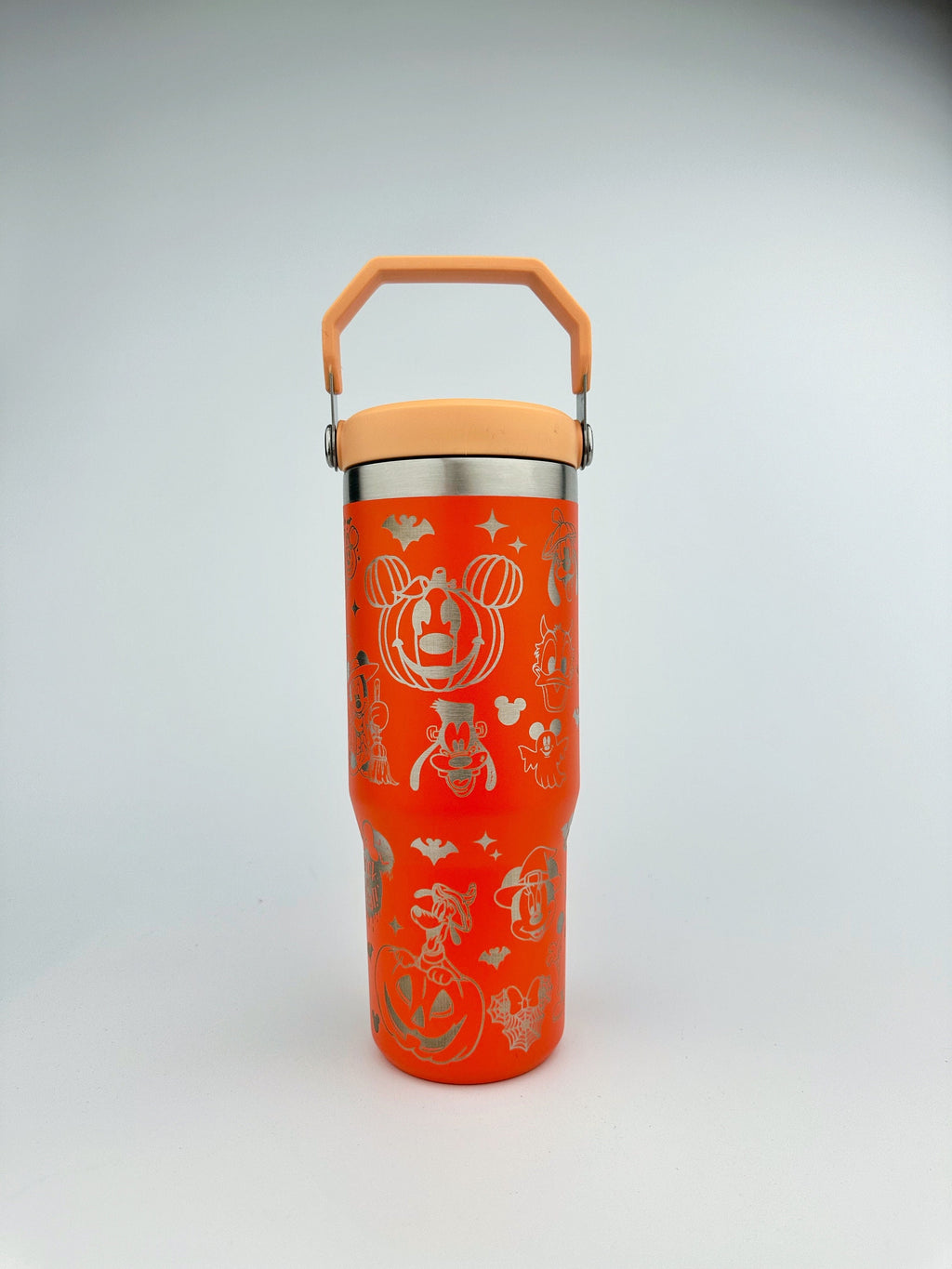 Disney Halloween Stanley Tumbler Iceflow Custom Engraved Personalized water bottle 30 oz and 20 oz Stanley Iceflow with flip straw engraved