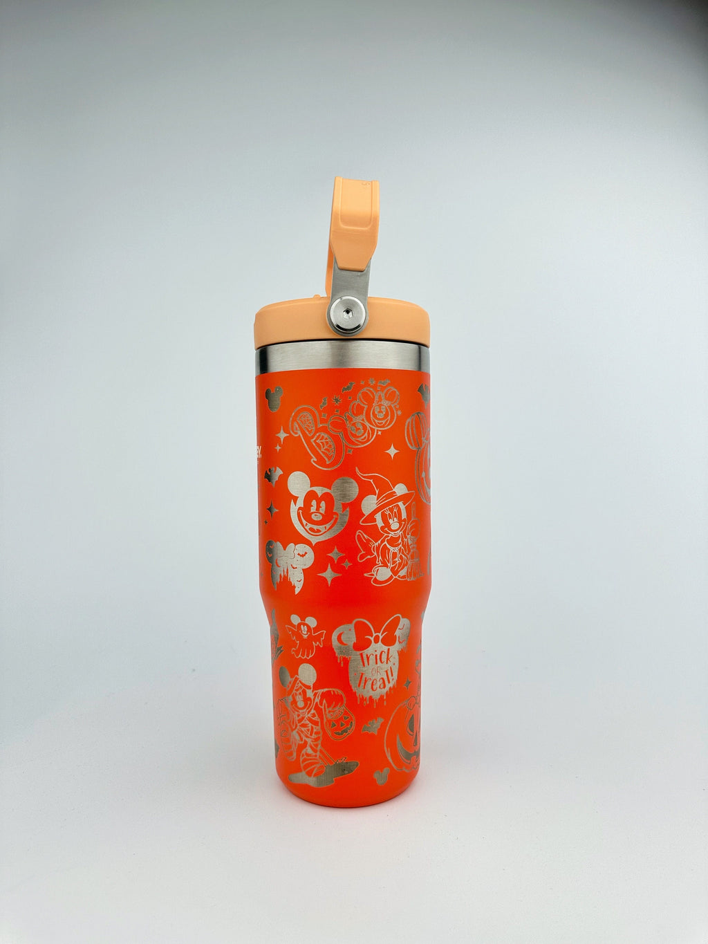 Disney Halloween Stanley Tumbler Iceflow Custom Engraved Personalized water bottle 30 oz and 20 oz Stanley Iceflow with flip straw engraved