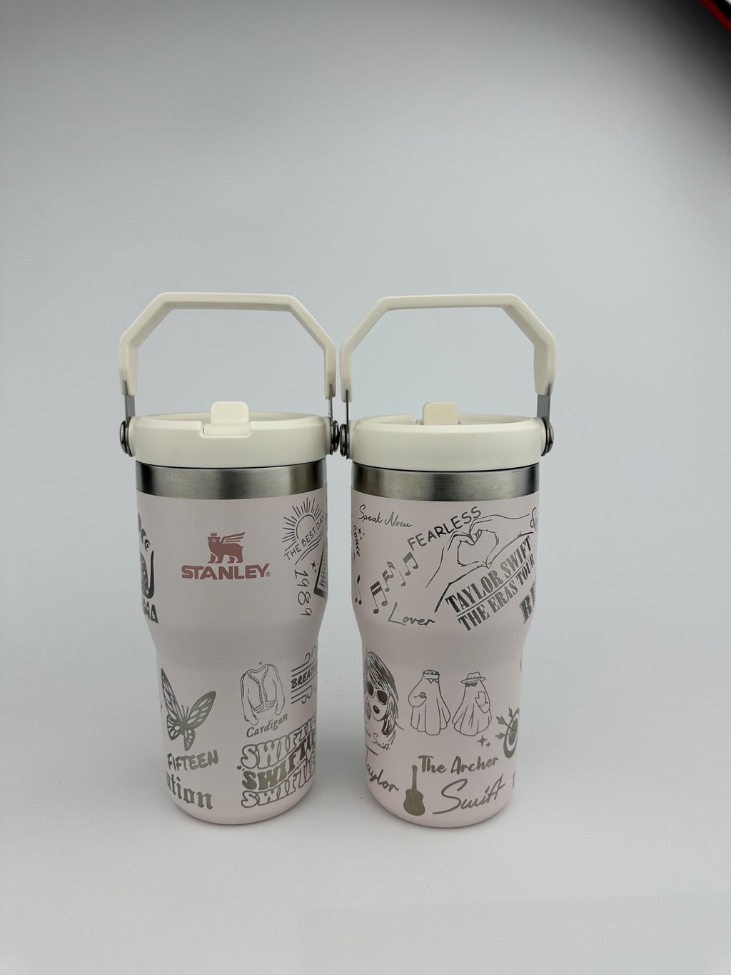 Disney Halloween Stanley Tumbler Iceflow Custom Engraved Personalized water bottle 30 oz and 20 oz Stanley Iceflow with flip straw engraved