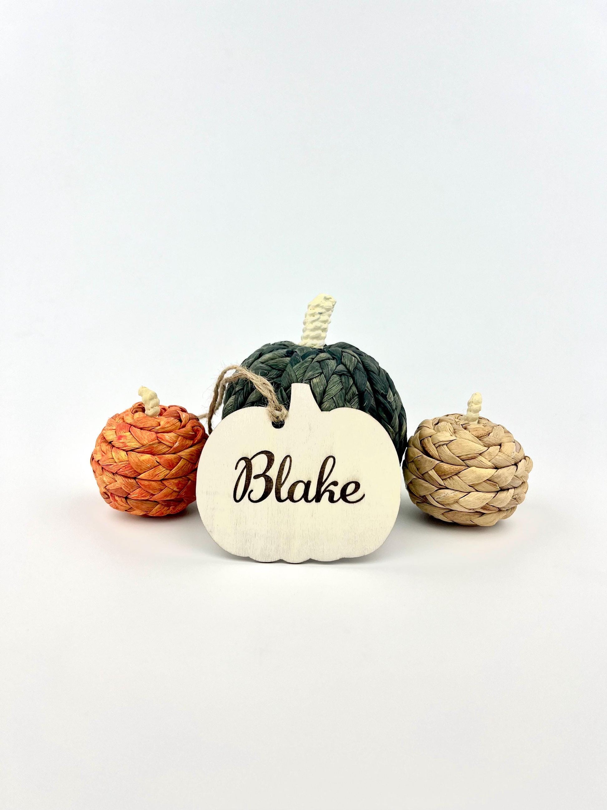 Halloween Boo Basket Tags wood Halloween tags for baskets pumpkin ornament tag wood spooky decoration fall ornament