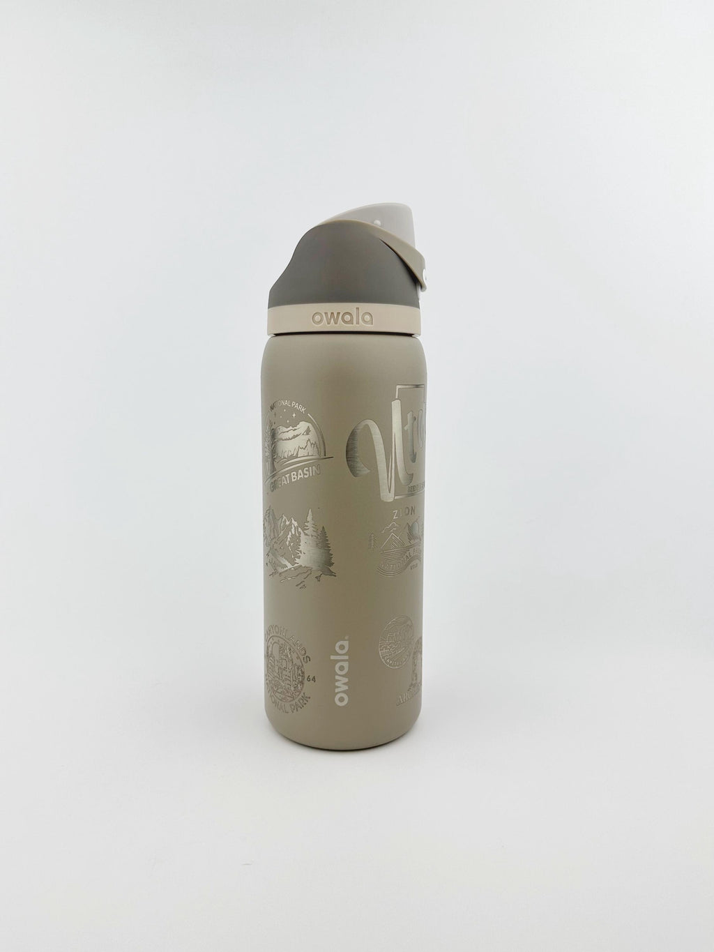 Utah travel cup Owala outdoor tumbler national parks cup engraved custom gift idea nature tumbler