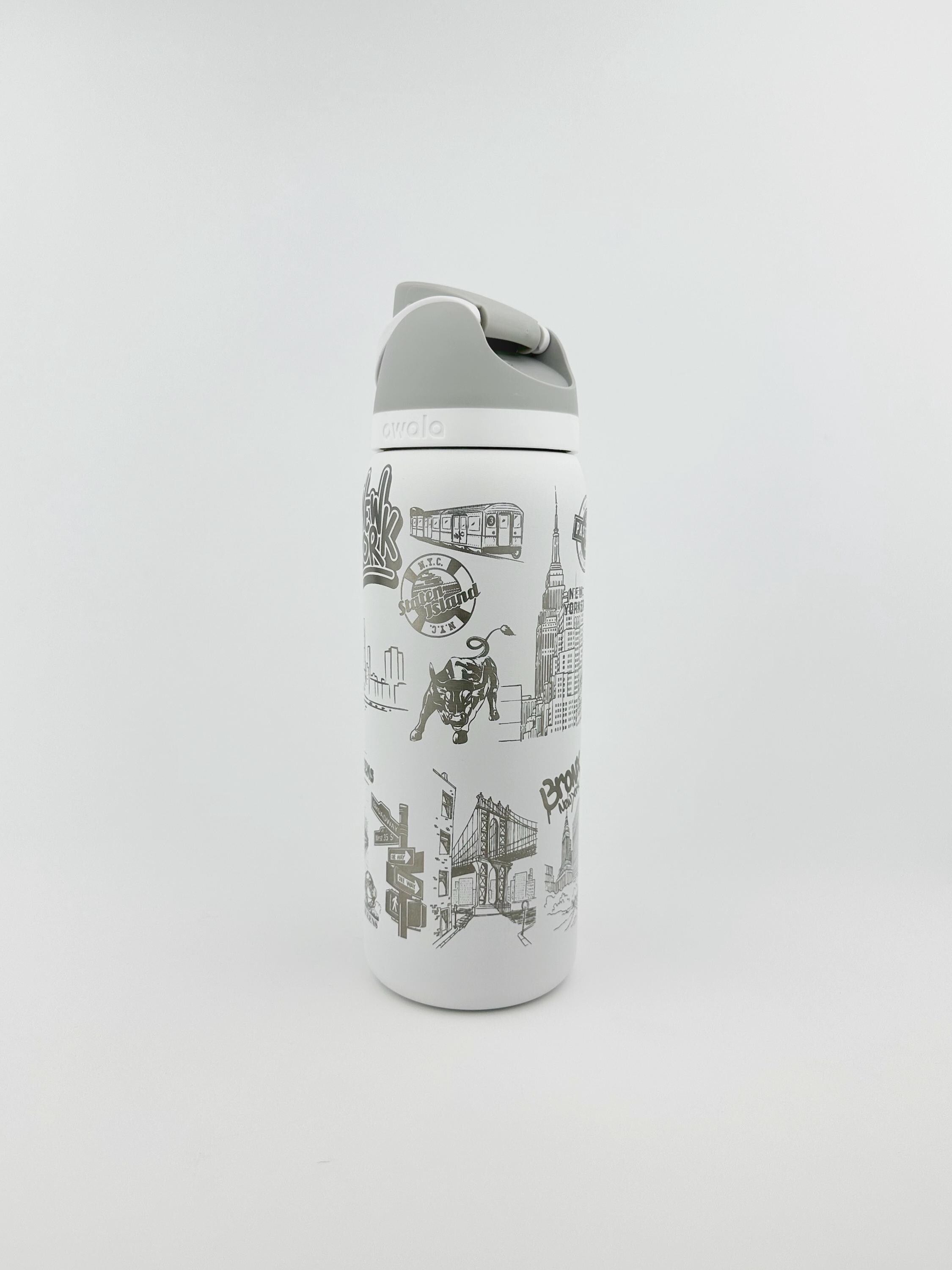 New York City Cup Owala Engraved Tumbler Custom engraved gift idea tumbler personalized NYC travel cup