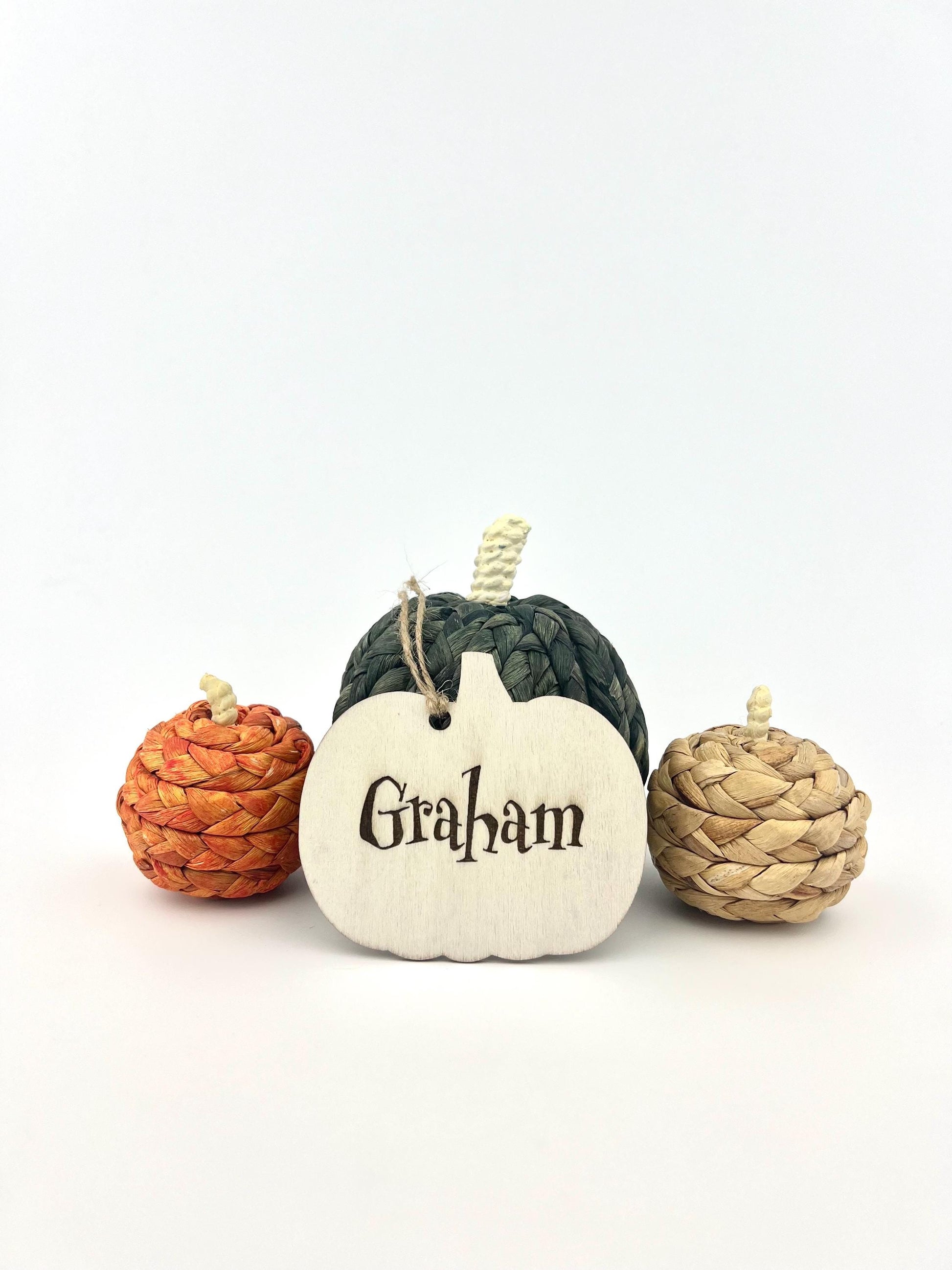 Halloween Boo Basket Tags wood Halloween tags for baskets pumpkin ornament tag wood spooky decoration fall ornament