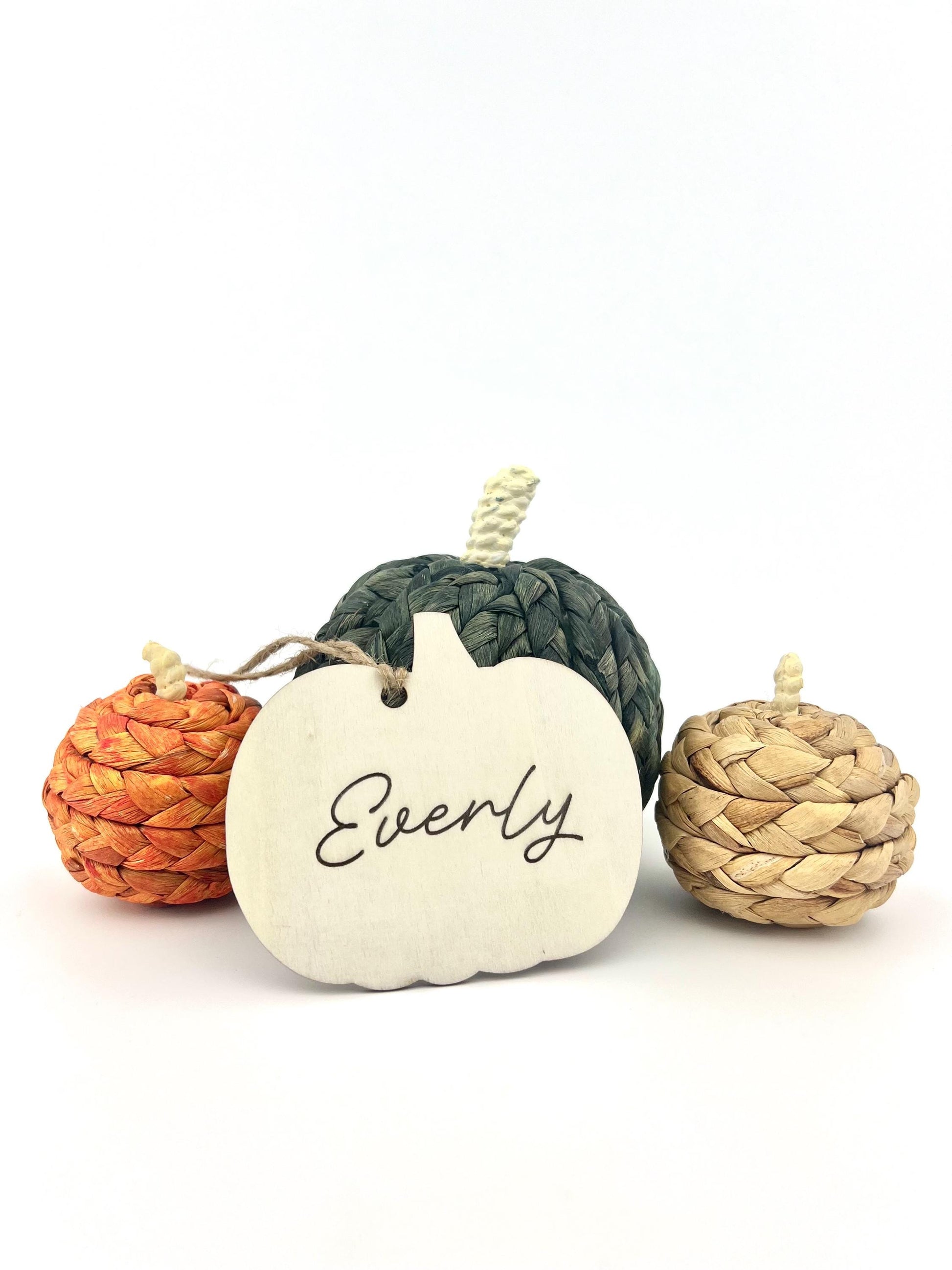 Halloween Boo Basket Tags wood Halloween tags for baskets pumpkin ornament tag wood spooky decoration fall ornament