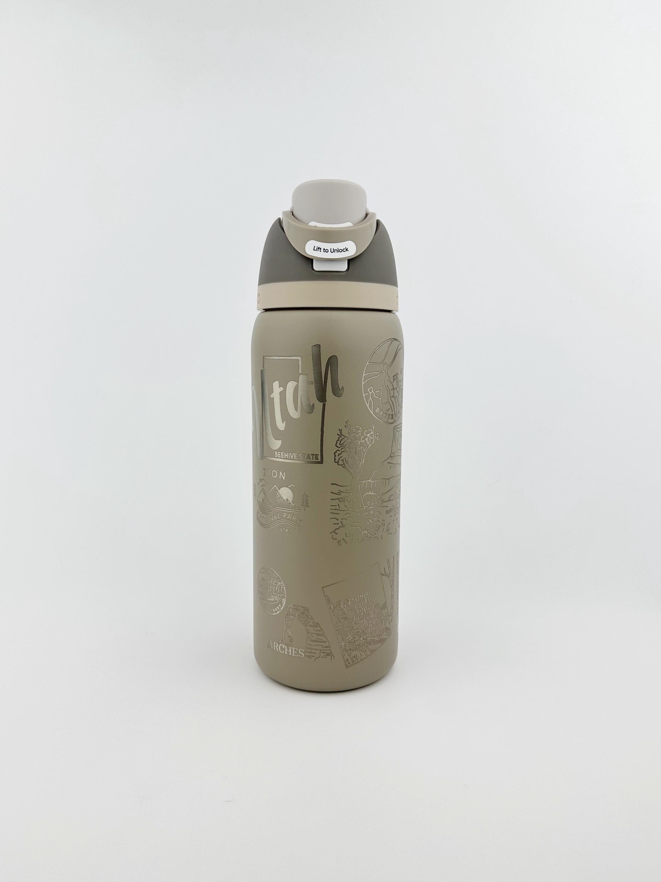 Utah travel cup Owala outdoor tumbler national parks cup engraved custom gift idea nature tumbler