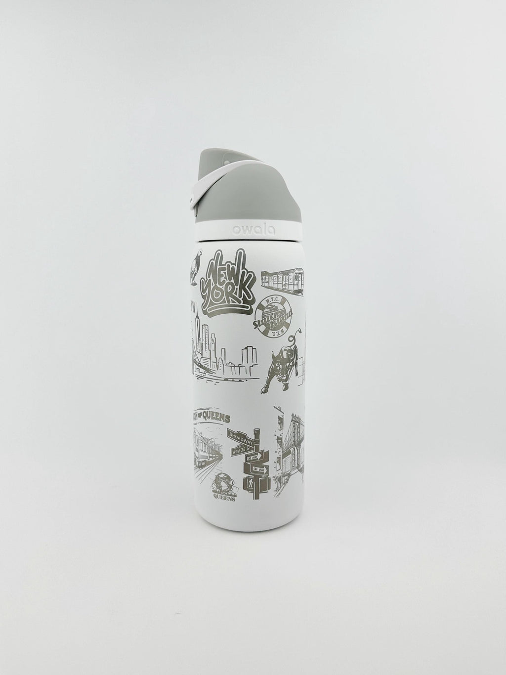 New York City Cup Owala Engraved Tumbler Custom engraved gift idea tumbler personalized NYC travel cup