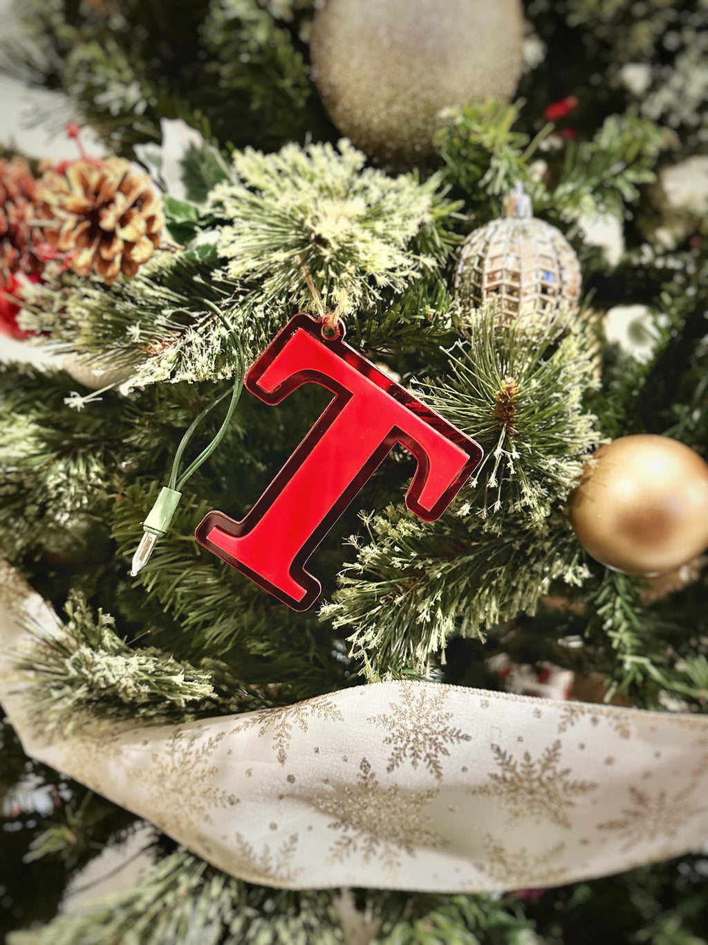 Christmas Letter Ornaments Acrylic Ornaments Gifts Stocking Tag Christmas Tree Ornament Letter Tag