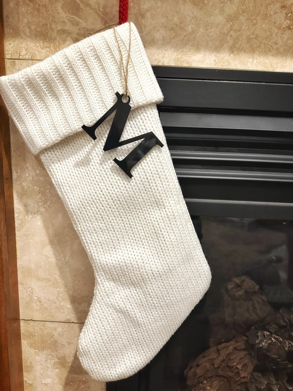 Christmas Letter Ornaments Acrylic Ornaments Gifts Stocking Tag Christmas Tree Ornament Letter Tag