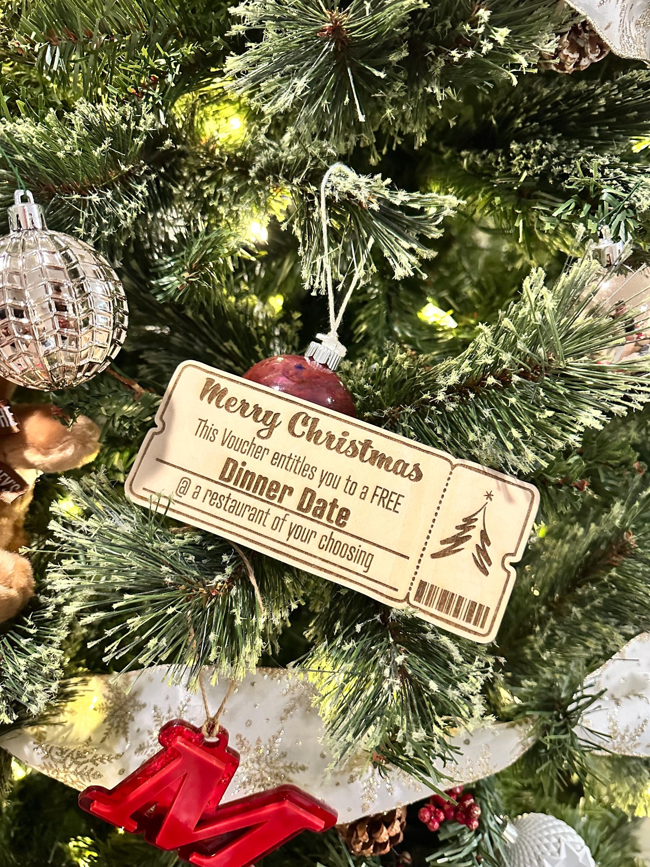 Custom Engraved Wood Vouchers - Personalized Laser Cut Gift for Birthdays, Christmas, Anniversaries, Valentine’s, and Special Occasions