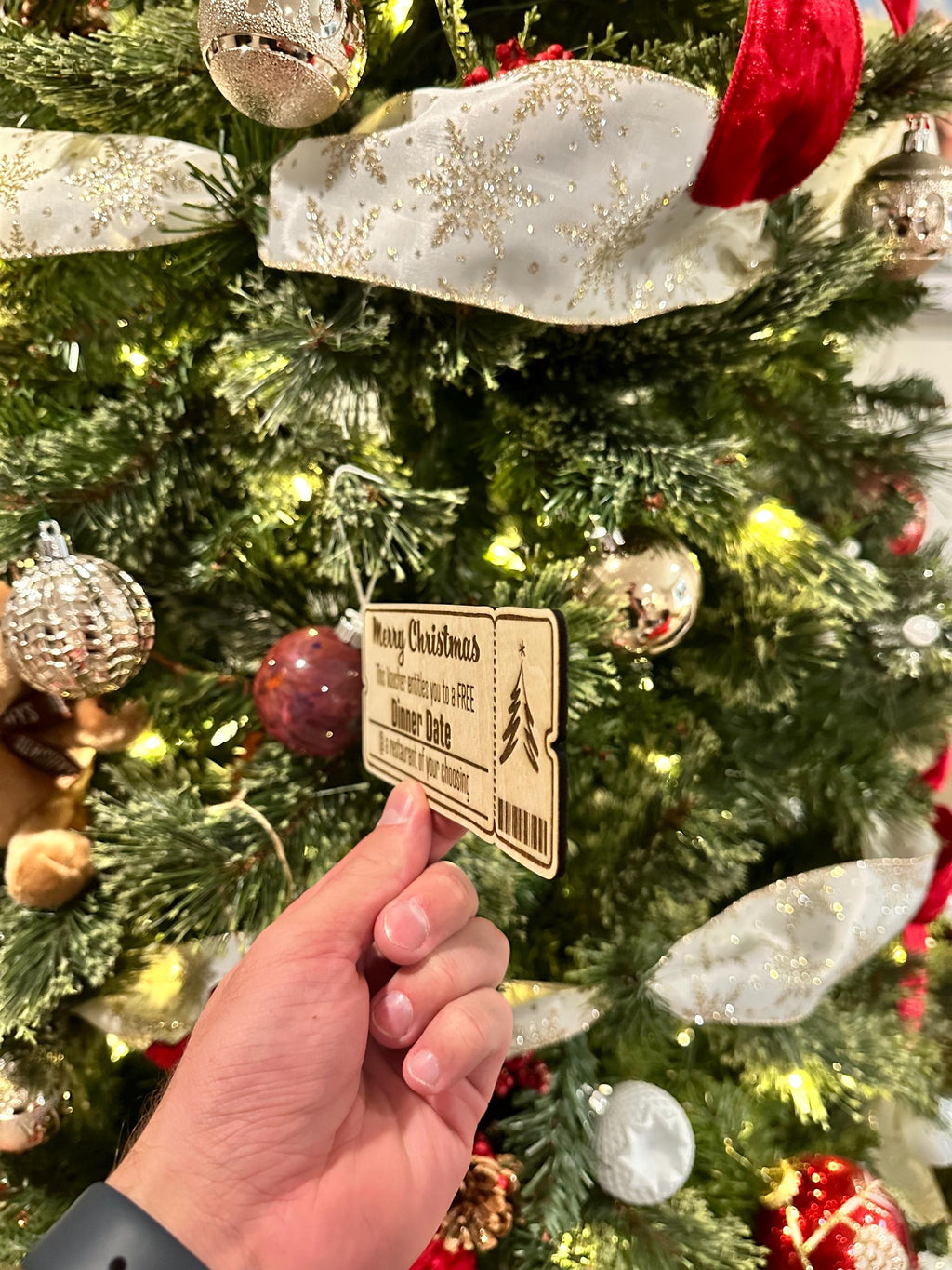 Custom Engraved Wood Vouchers - Personalized Laser Cut Gift for Birthdays, Christmas, Anniversaries, Valentine’s, and Special Occasions