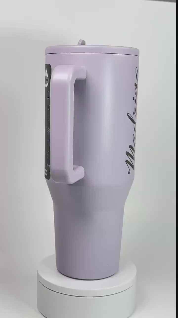 Hydrojug 40 oz traveler custom engraved tumbler doesn't leak gym tumbler gift idea personalized.