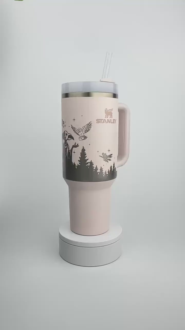 Wizard Custom Engraved Stanley Wrap Stanley Tumbler 40 oz engraved Limited Gift