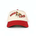 Rodeo Lover Embroidered Hat – Western Horse Trucker Cap, Two-Tone Vintage Rodeo Hat